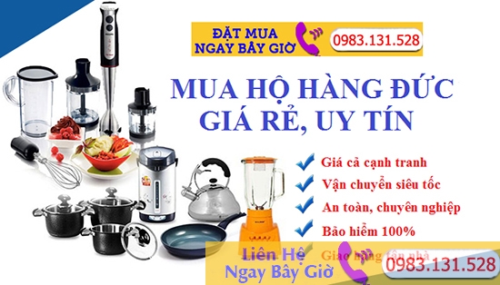 Dịch vụ mua hộ hàng Đức giá rẻ, uy tín tại Shop Nhật Việt