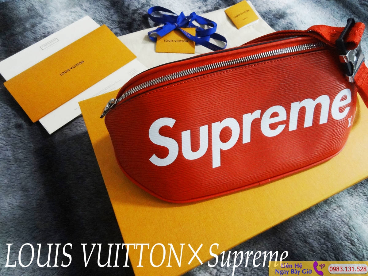 Túi xác hàng hiệu Louis vuittonx supreme